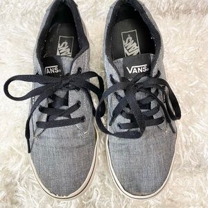 Vans Era Gray Sneakers Youth Size 4.0